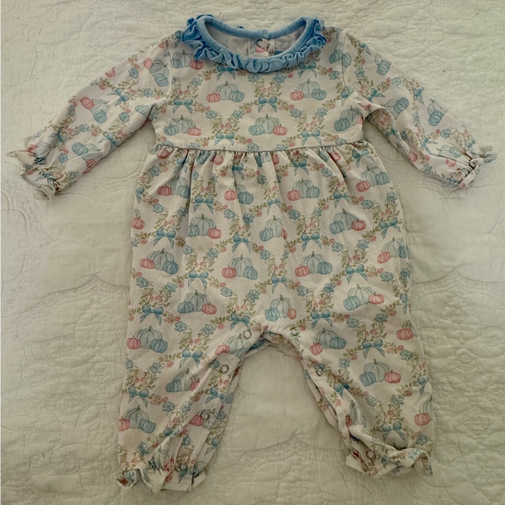 Charming Floral Kids Footie